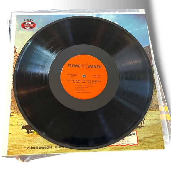An Evening At the Famous Flying W. Ranch | LP Vinyl Record - Picture 4 of 4
